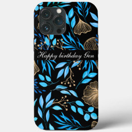 Funda Para iPhone 13 Pro Max Personalizado iphone Case Gold Color Añadir su nom