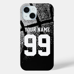 Funda Para iPhone 15 Personalizado jersey de baloncesto número iPhone 1