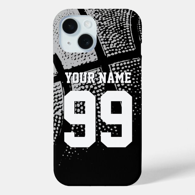 Funda De Case-Mate Para iPhone Personalizado jersey de baloncesto número iPhone 1 (Reverso )