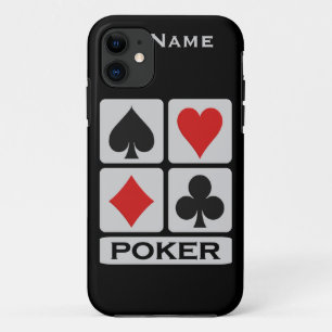 Funda Para iPhone 11 Personalizado jugador de póquer iPhone 5 Funda-mat