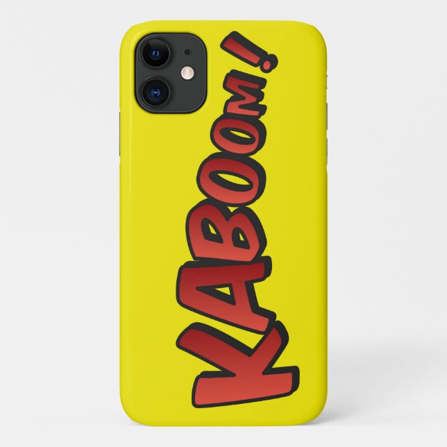Funda De Case-Mate Para iPhone ¡personalizado Kaboom! Splat (Reverso)