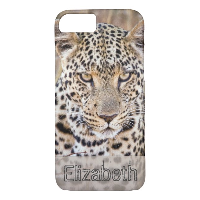 Funda De Case-Mate Para iPhone Personalizado leopardo africano (Reverso)