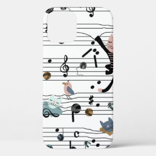 Funda Para iPhone 12 Personalizado lindo dibujado mano ilustrando un pa