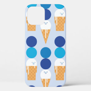 Funda Para iPhone 12 Personalizado lindo helado diseño de patrones sin 