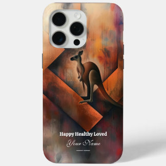 Funda Para iPhone 15 Pro Max Personalizado : Majestic Kangaroo iPhone 15 Promax