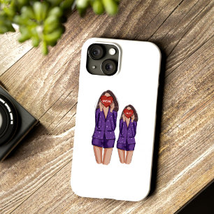 Funda Para iPhone 14 Plus De Case-Mate personalizado, mamá, hija, Día de la Madre, regalo