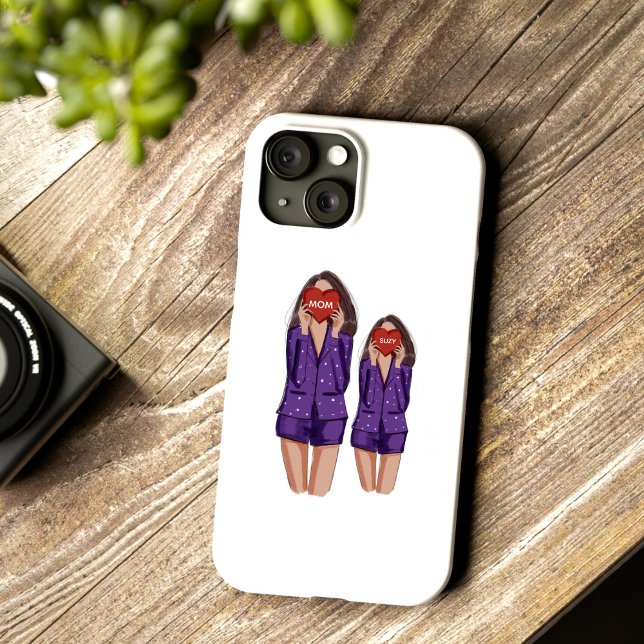 Funda De Case-Mate Para iPhone personalizado, mamá, hija, Día de la Madre, regalo (Subido por el creador)