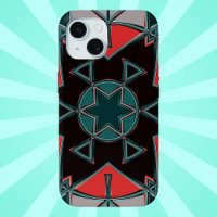 Personalizado Mandala Azul Rojo y Negro