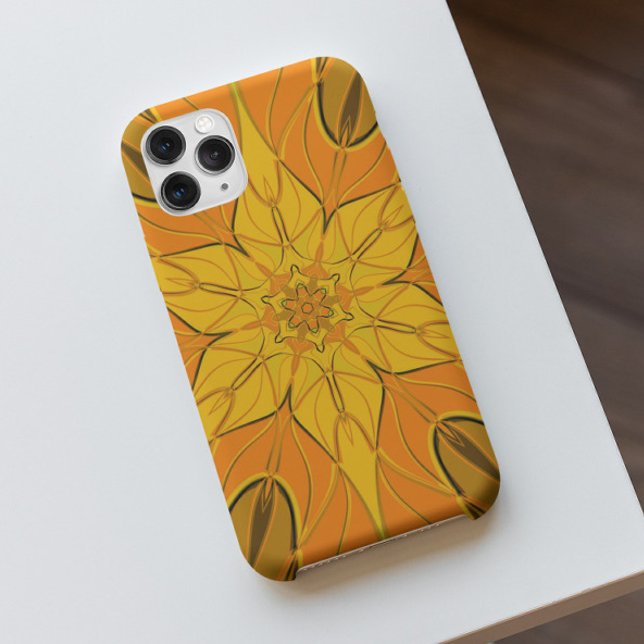 Funda De Case-Mate Para iPhone Personalizado Mandala Flor Amarillo (Subido por el creador)