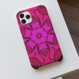 Funda Para iPhone 11 Personalizado Mandala Flor Rosa