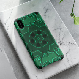 Funda Para iPhone 11 Personalizado Mandala Flower Green