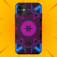 Personalizado Mandala Púrpura Rosa y Azul