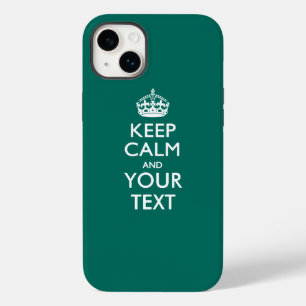 Funda Para iPhone 14 Plus De Case-Mate Personalizado MANTÉN LA CALMA Y Tu Texto