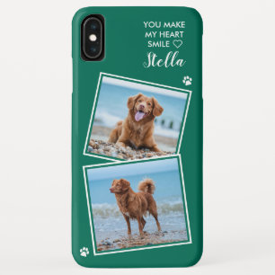 Funda Para iPhone XS Max Personalizado Mascota de Collage de fotos Perro No