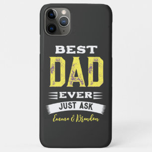 Funda Para iPhone 11 Pro Max Personalizado Mejor Papá Papá Papá Papá Padre Nunc