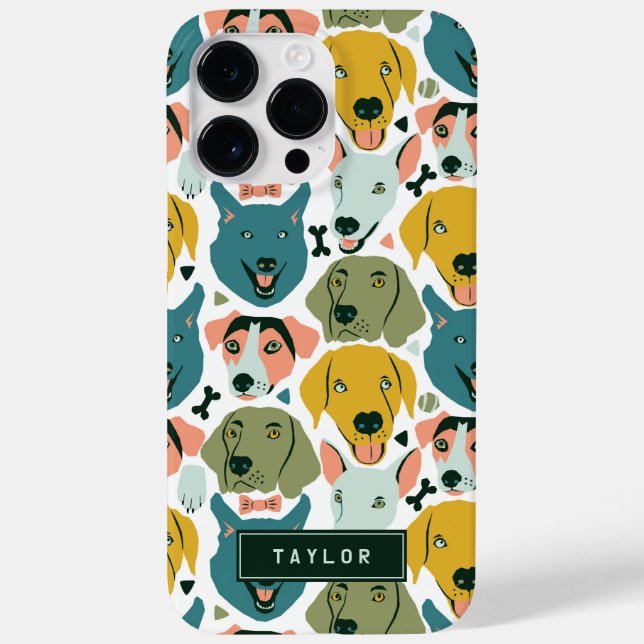 Funda De Case-Mate Para iPhone Personalizado Mod Happy Dogs (Reverso)