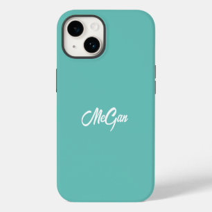 Funda Para iPhone 14 De Case-Mate Personalizado moderno elegante nombre minimal mono