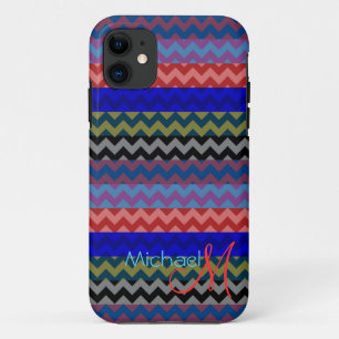 title_seo2 Personalizado Monograma Chevron moderno Zigzag 5