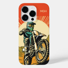 Funda Para iPhone 14 Pro De Case-Mate Personalizado Monograma Motocross