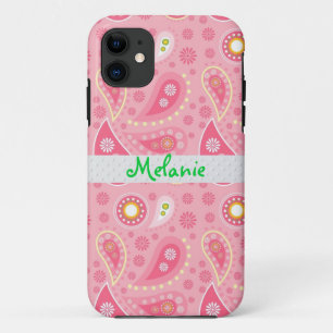 Funda Para iPhone 11 Personalizado monograma para iPhone de Pink Paisle