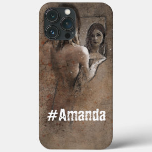Funda Para iPhone 13 Pro Max Personalizado Monogrammed linda foto mujer moda de