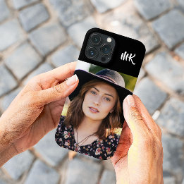 Funda Para iPhone 13 Pro Max Personalizado Monogramó a su Bonito de fotos