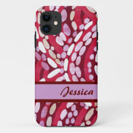title_seo2 Personalizado morado blanco rojo semicírculo iphon