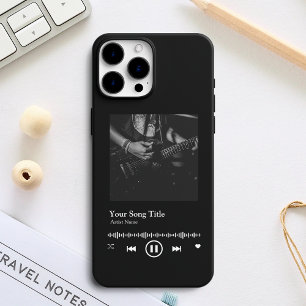 Funda Para iPhone 15 Personalizado Music Player Song Plaque