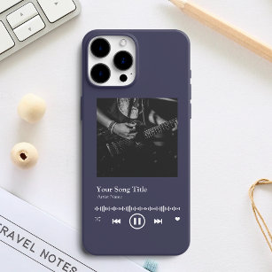 Funda Para iPhone 15 Personalizado Music Player Song Plaque