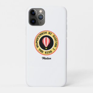 Funda Para iPhone 11 Pro Personalizado niño milagro red nombre rojo amarill