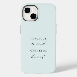 Funda Para iPhone 14 De Case-Mate Personalizado Pacífico mental Corazón de agradecim