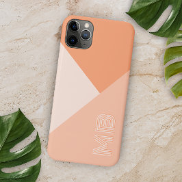 Funda Para iPhone 11 Pro Max Personalizado Pastel Melocotón Soleado Coral Veran