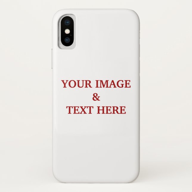 Funda De Case-Mate Para iPhone Personalizado personalizado de su propia foto (Reverso)