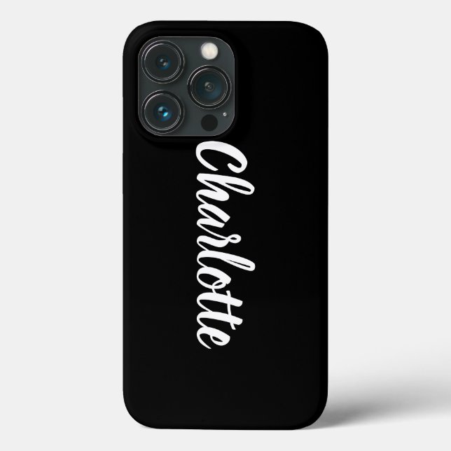 Funda De Case-Mate Para iPhone Personalizado personalizado nombre de guión elegan (Reverso )