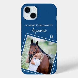 Funda Para iPhone 15 Mini Personalizado Photo Equine Horse