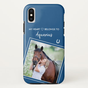 Funda Para iPhone XS Personalizado Photo Equine Horse