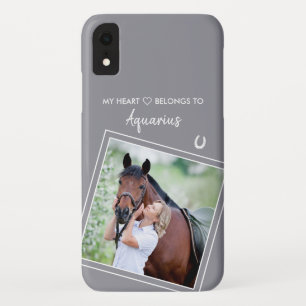 Funda Para iPhone XR Personalizado Photo Horse Lover