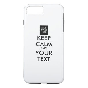 Funda Para iPhone 8 Plus/7 Plus Personalizado por completo MANTENER CALMA Y TU TEX