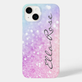 Funda Para iPhone 14 De Case-Mate Personalizado Purpurina colorido irlandés elegante