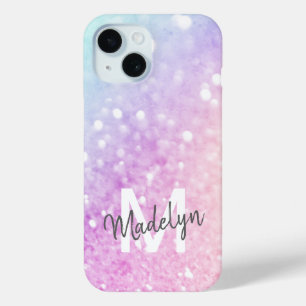 Funda Para iPhone 15 Personalizado Purpurina colorido irlandés elegante