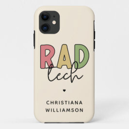 Funda Para iPhone 11 Personalizado Rad Tecnología Radiológica Radiológi