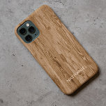 Funda Para iPhone 11 Pro Personalizado Rustic Tan Brown Color Faux Woodgrai<br><div class="desc">Funda de telefonía celular de color marrón marrón marrón contemporáneo para el diseño de textura de grano de madera. Con espacio para personalizar con el nombre, el monograma o las iniciales de su elección. Hermosa, moderna y fresca cubierta para el experto en tendencias y amante del arte, amante de las...</div>