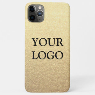 Funda Para iPhone 11 Pro Max Personalizado Simple Clean Gold Negocios Tu logoti