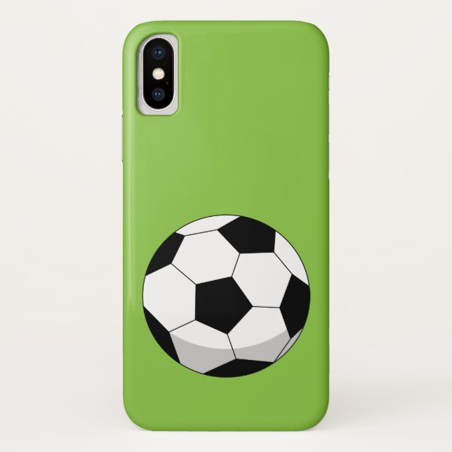 Funda De Case-Mate Para iPhone Personalizado Soccer Ball (Reverso)