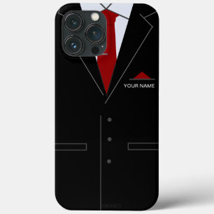 Funda Para iPhone 13 Pro Max Personalizado Su Nombre Texto Negocio Divertido Re