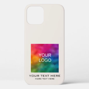 Funda Para iPhone 12 Personalizado Template Business Logo Elegante Tren