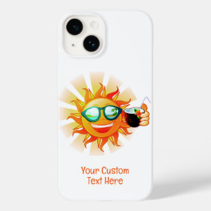 Funda Para iPhone 14 De Case-Mate Personalizado Texto Sol tropical