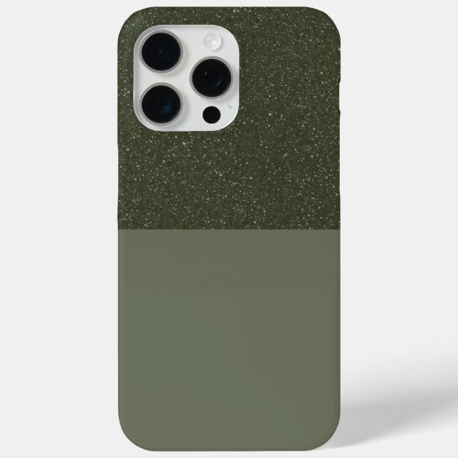 Funda De Case-Mate Para iPhone Personalizado Textured Moss Split iPhone 15 Pro Ma (Reverso )
