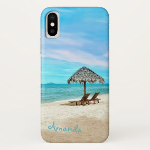 Funda Para iPhone X Personalizado Tropical Beach Seascape