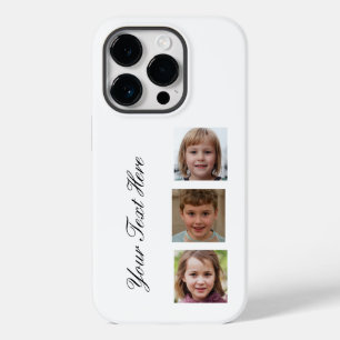 Funda Para iPhone 14 Pro De Case-Mate Personalizado vertical de 3 fotografías